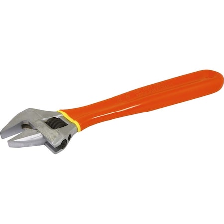Gray Tools 12" Heavy Duty Adjustable Wrench, 1000V Insulated 65312A-I